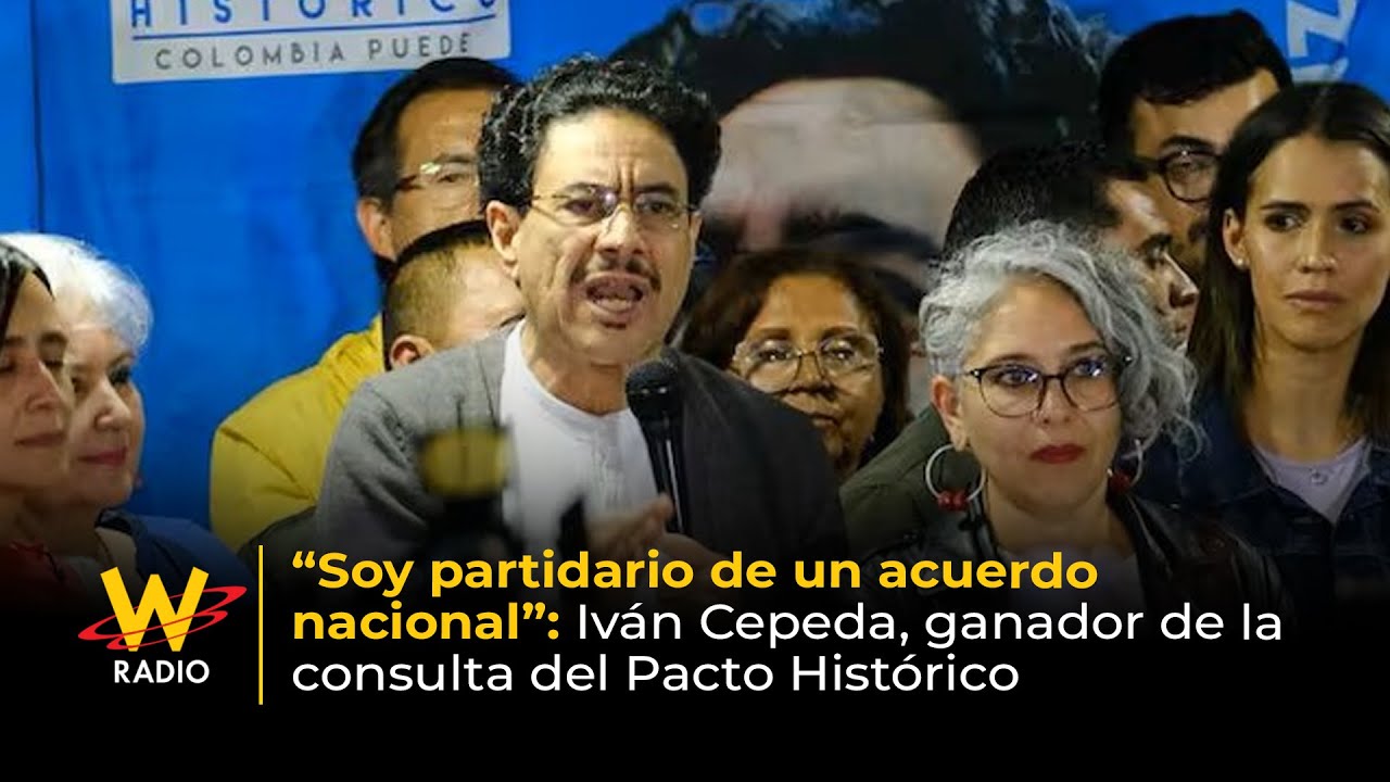 “Soy partidario de un acuerdo nacional”: Iván Cepeda, ganador de la consulta del Pacto Histórico