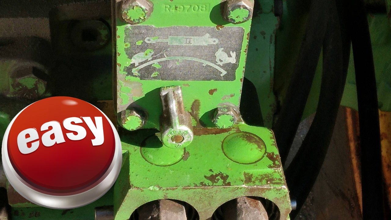 Deere 30/40 Series SCV Adjustment Made Easy