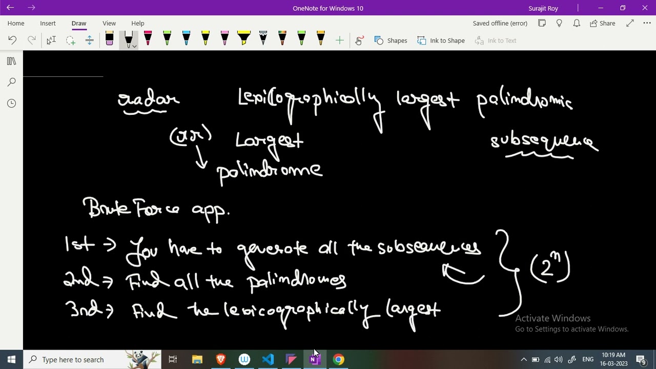 A.LLPS(Lexicographically Largest Palindromic Subsequence) Codeforces