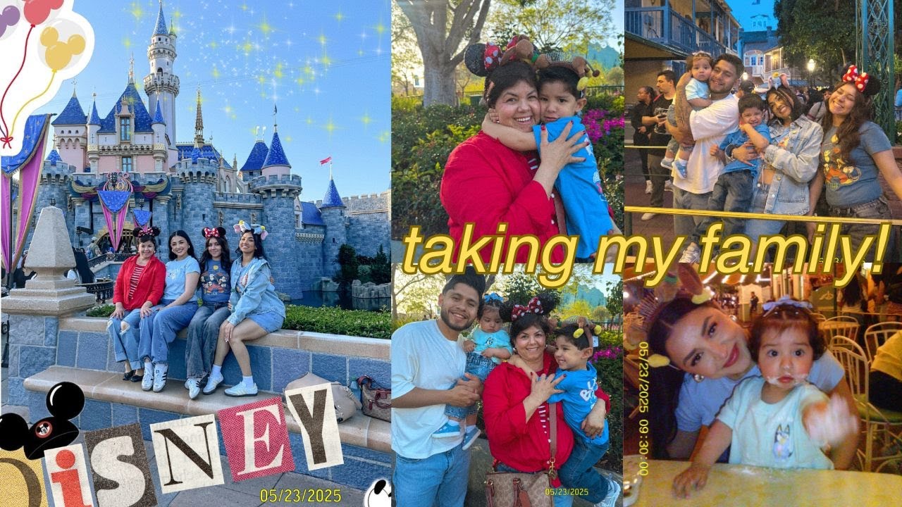 TAKING MY FAMILY TO DISNEY FOR THE FIRST TIME EVER! *EMOTIONAL*