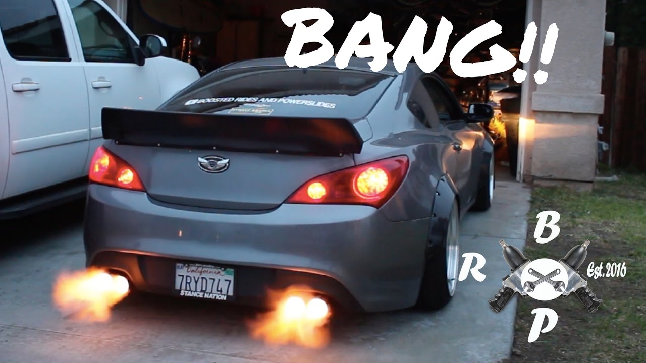 FLAME THROWING GENESIS COUPE!