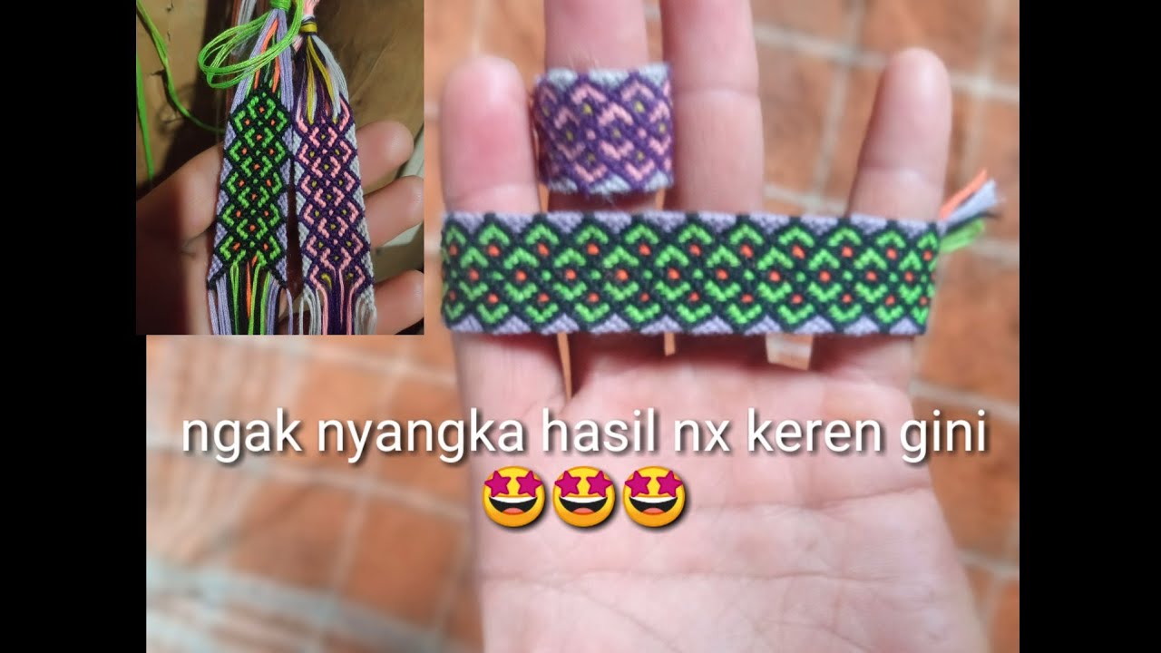 membuat gelang dari benang jahit