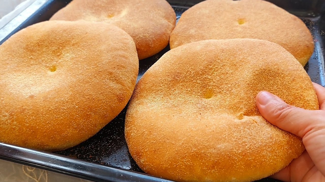 الخبز المغربي 🇲🇦 الخبز الأكتر طلبا في رمضان بدون دلك ولا مجهود مع طريقة الطهي ناجح %