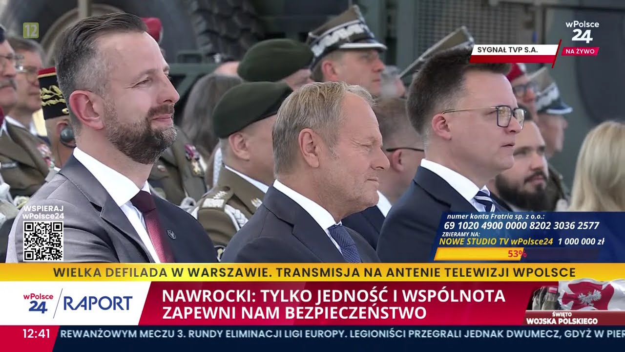 Nawrocki podczas Święta Wojska Polskiego: W naszych rękach jest bezpieczeństwo Państwa Polskiego!