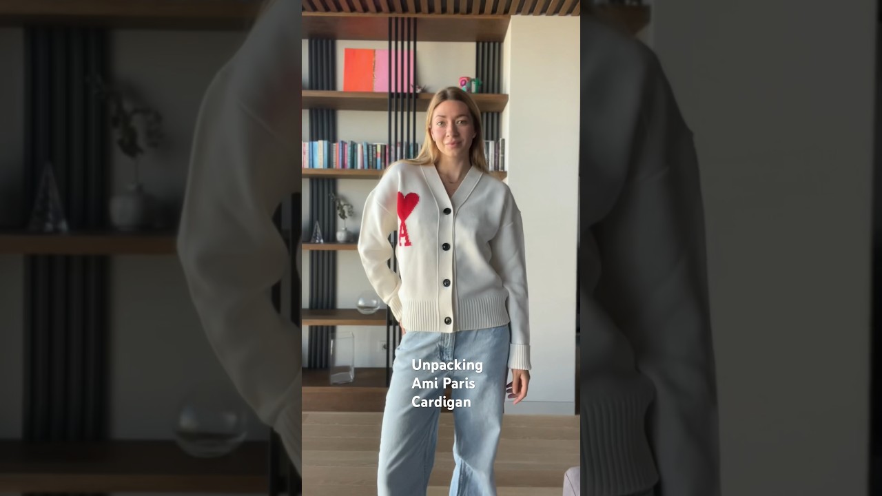 Unpacking Ami Paris Cardigan #amiparis #amipariscardigan #amiparisunpacking