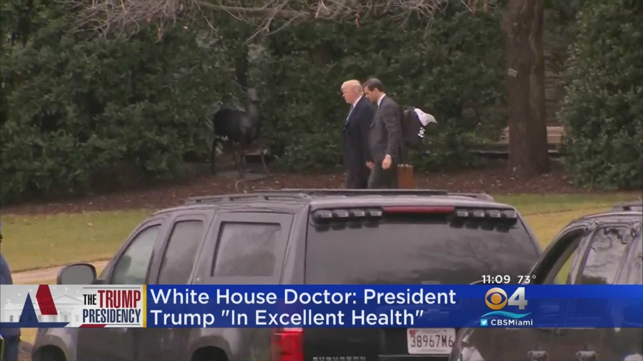 White House Doctor: Trump In 'Excellent Health'
