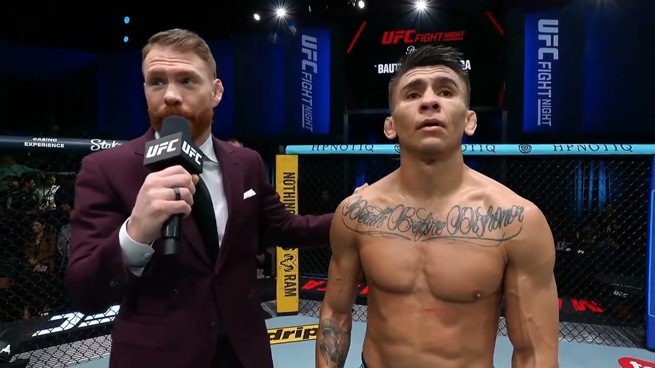 UFC Вегас 113: Марио Баутиста - Слова после боя