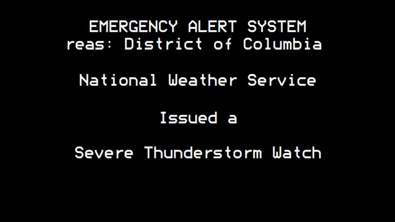 Severe Thunderstorm Watch: Washington, DC || 3-28-2021