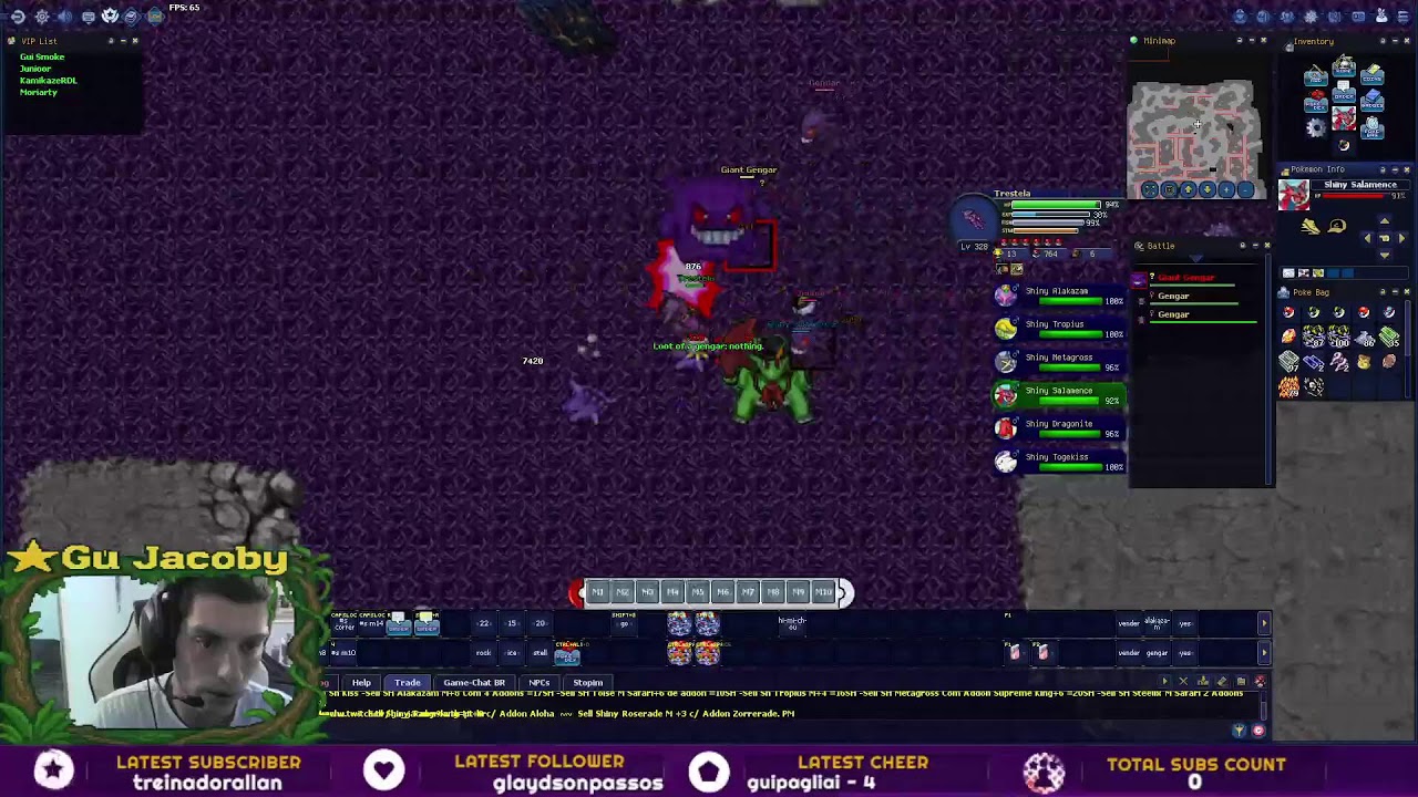 Gu Jacoby esta fazendo Live de Poketibia !!