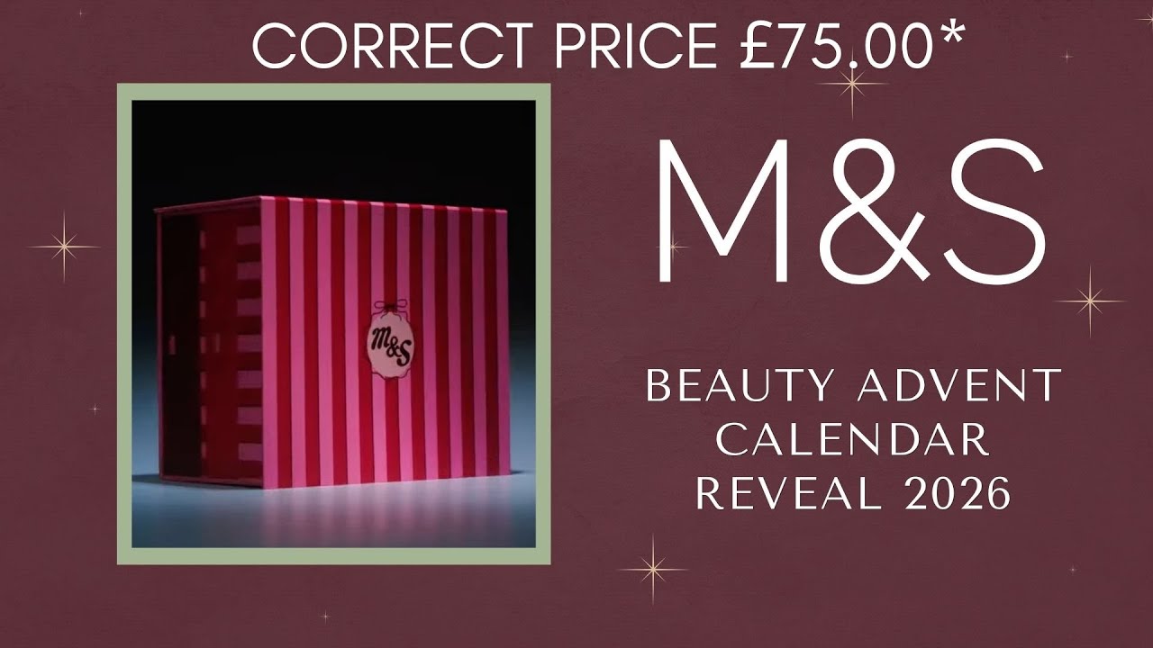 MARKS AND SPENCER ADVENT CALENDAR REVEAL 2026(&pound; 75.00**)