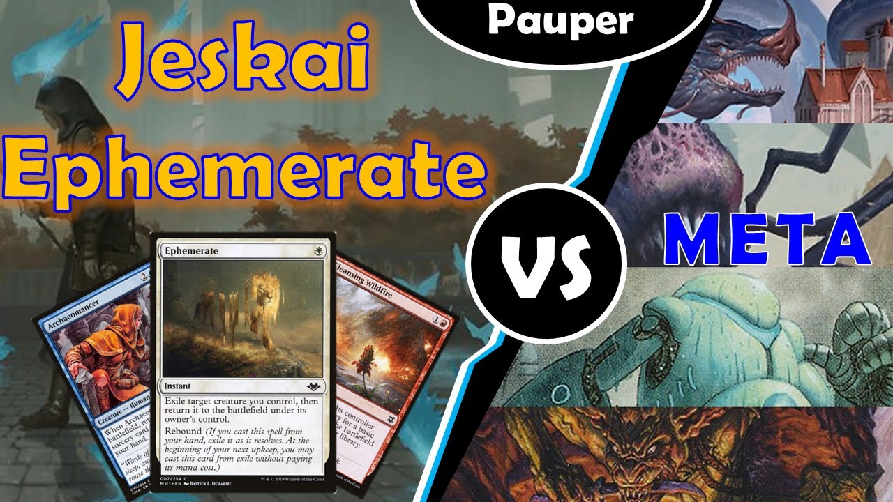 Jeskai Ephemerate | The Beauty Of Looping | Pauper Match Gameplay | MTGO