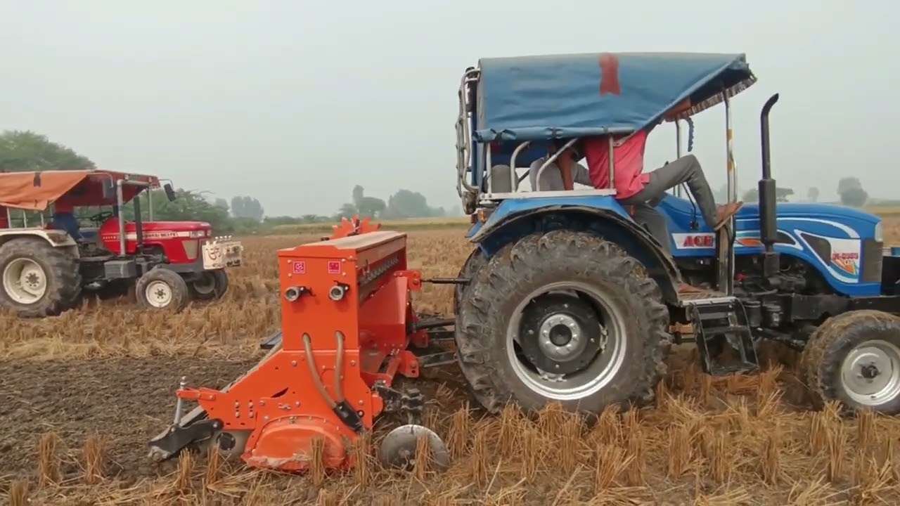 Swaraj 963 Farmtrac 60 Powermax Preet 6049 ACE 6565 Super Seedar testing 8ft