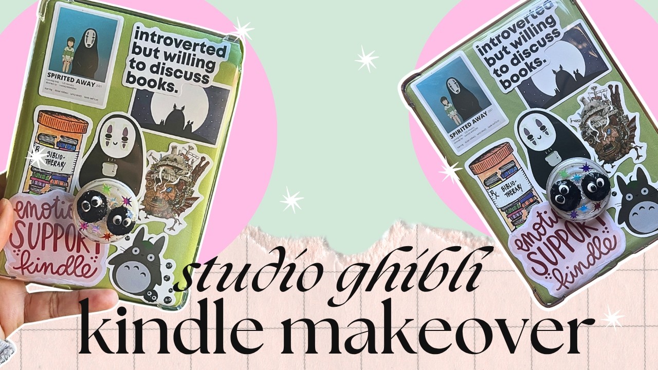 kindle paperwhite makeover ⭐ | studio ghibli theme