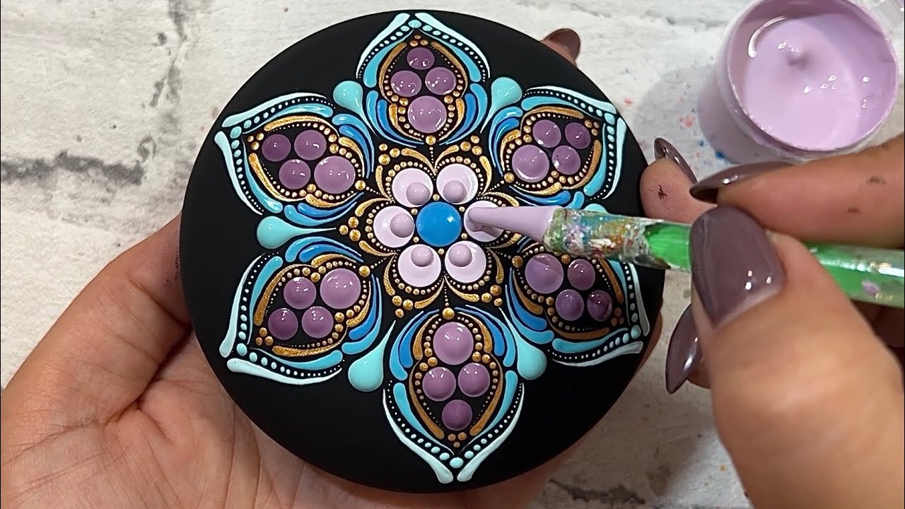Mandala Steine bemalen Dot Art |  entspannende und meditative Kunst für die Seele by ARTofPoints