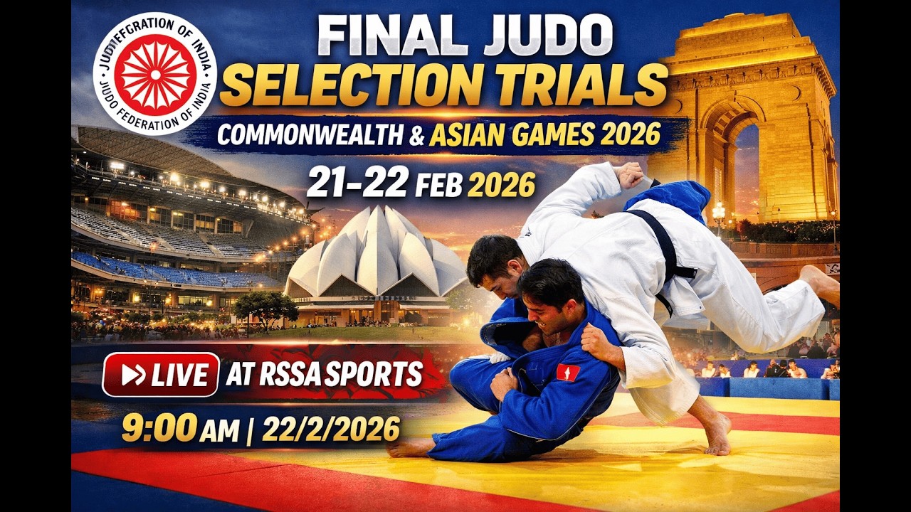 Final Judo Selection Trials for Commonwealth Games 2026 & Asian Games Mat-2