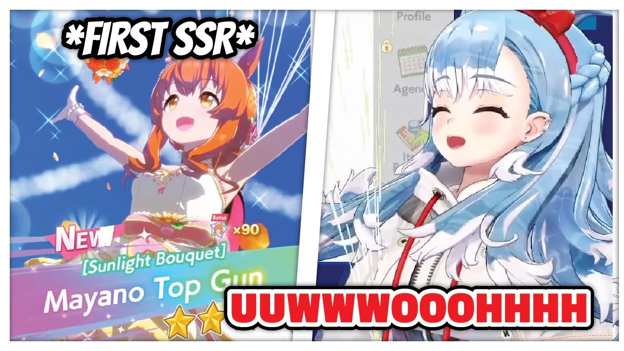 Kobo hilarious reaction when she pull first SSR horse in Umamusume!!!!