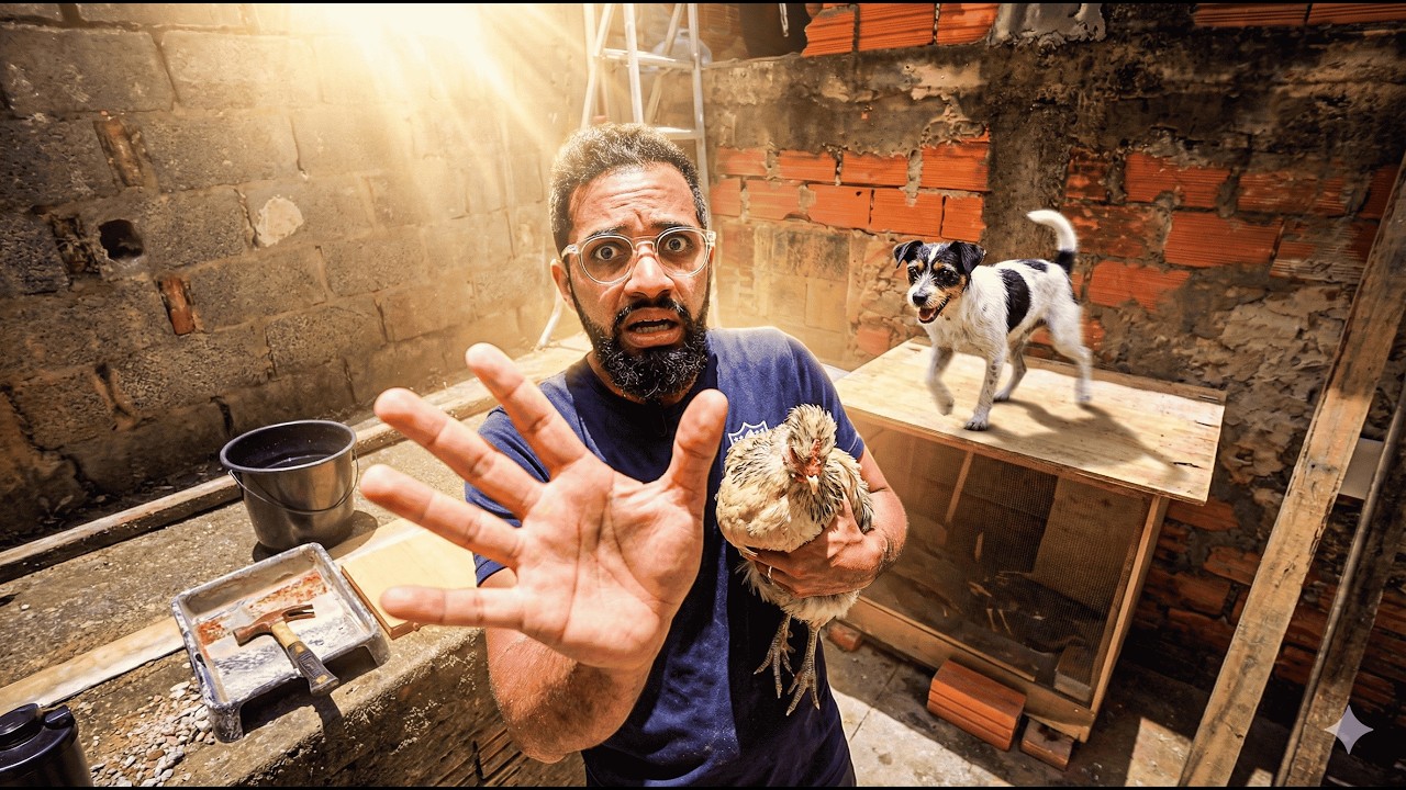 Construí uma casa pro frango e quase desisti