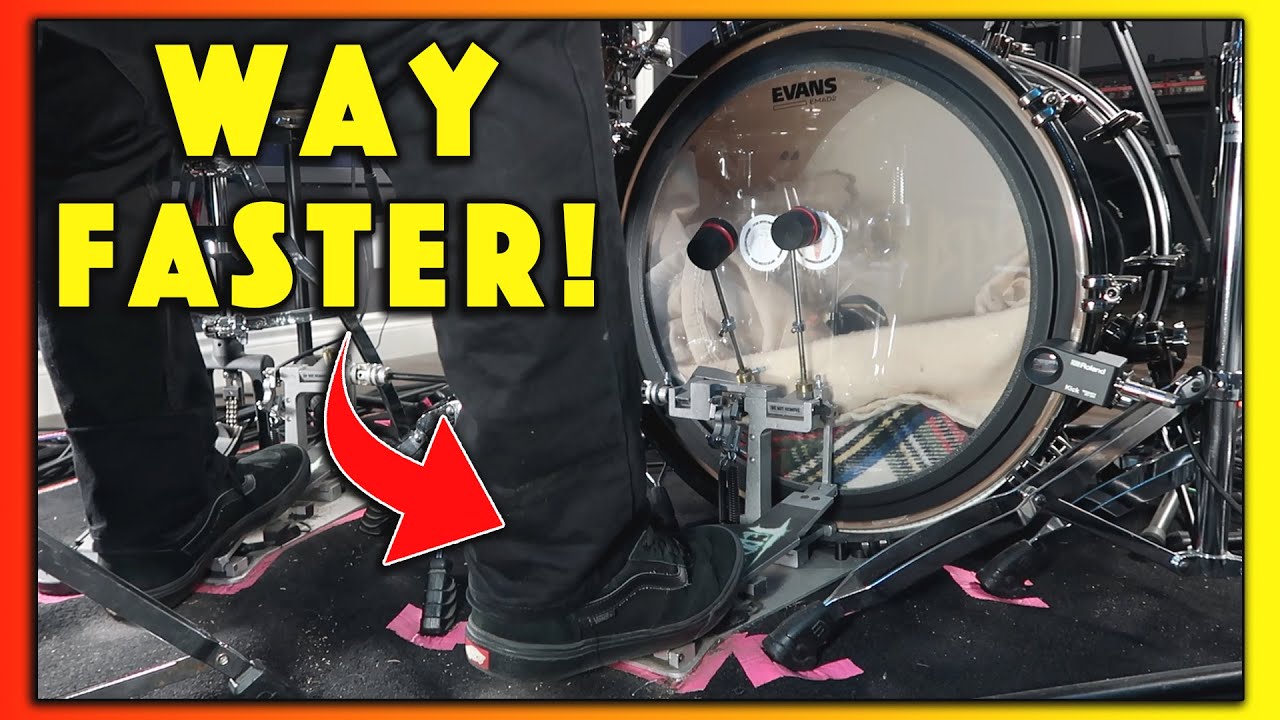 UNLOCK Double Bass Drumming SPEED with The Ankle Technique.
