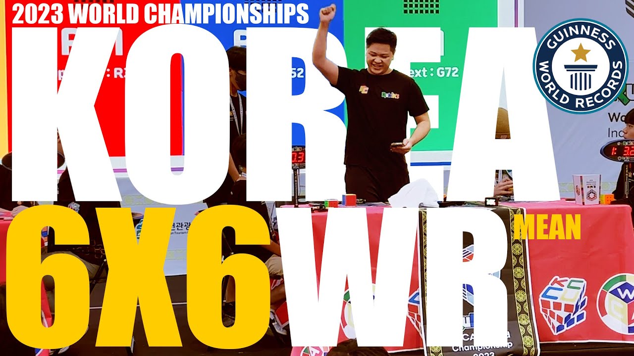 WR 6x6 mean [1:07.11] World Championships KOREA 6x6 mean (1:07.11)