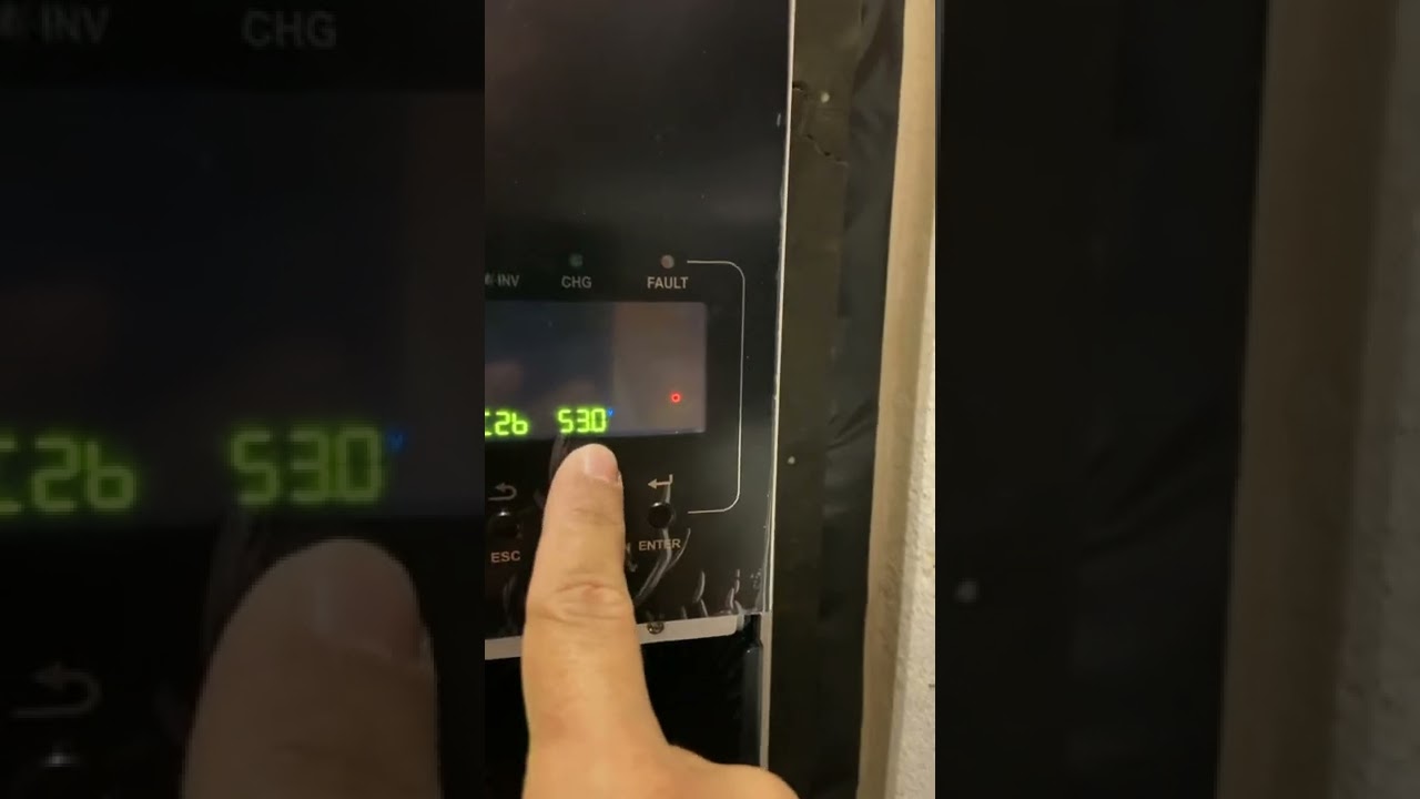 Configurando Primeira vez inversor Growatt configuração bateria Chumbo