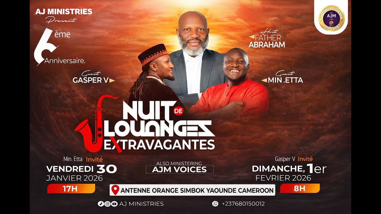 AJM 6TH ANNIVERSARY CELEBRATION │FATHER ABRAHAM #ajm #fatherabraham   #live #livestreaming #PRAISE