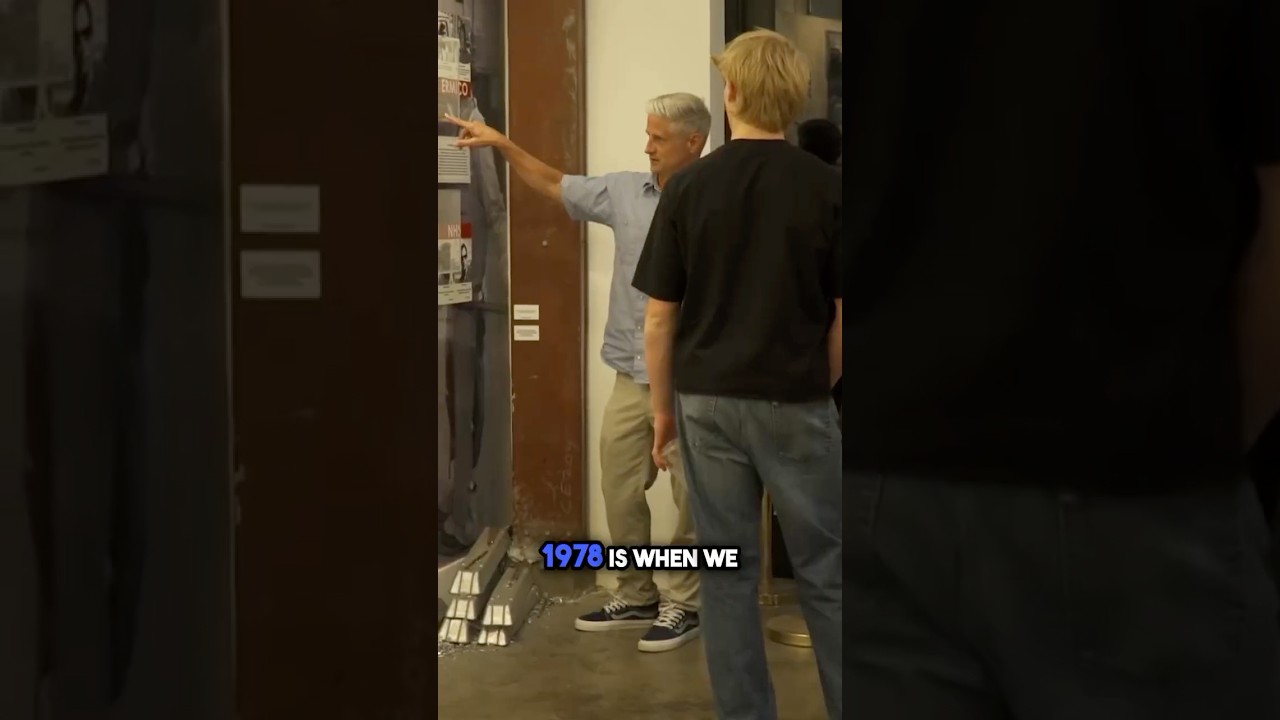 🔥 Jeff Kendall giving @santa_cruz_skateboards Ams a special tour of the NHS inc. museum