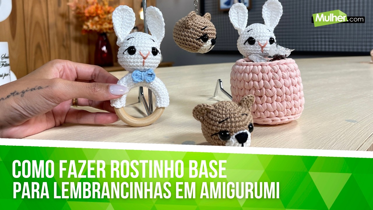 Como fazer Rostinho base para lembrancinhas em amigurumi
