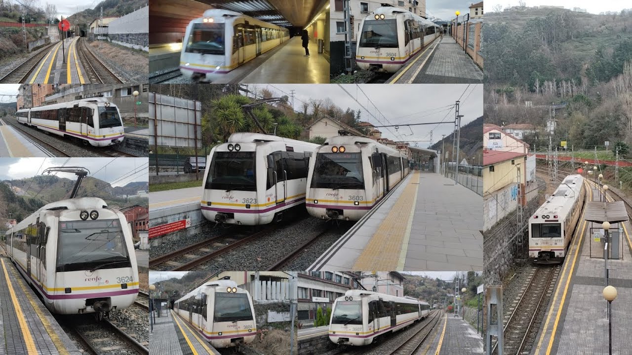 MAÑANA DE TRENES EN LA LINEA BILBAO-BALMASEDA
