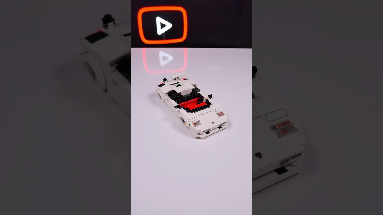 Build - Lamborghini Countach, LEGO SPEED CHAMPIONS - 76908 #speed #lego #construction
