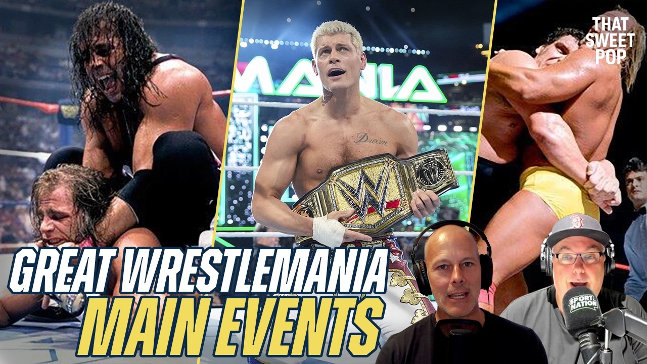 Top 10 WrestleMania Main Events of All Time Ranked! | That Sweet Pop Ep. 23