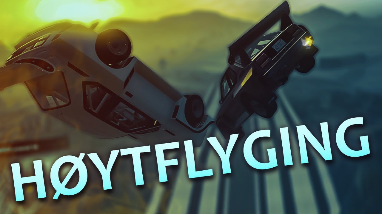 NÅ FLYR JEG! | GTA Race | Norsk Gaming
