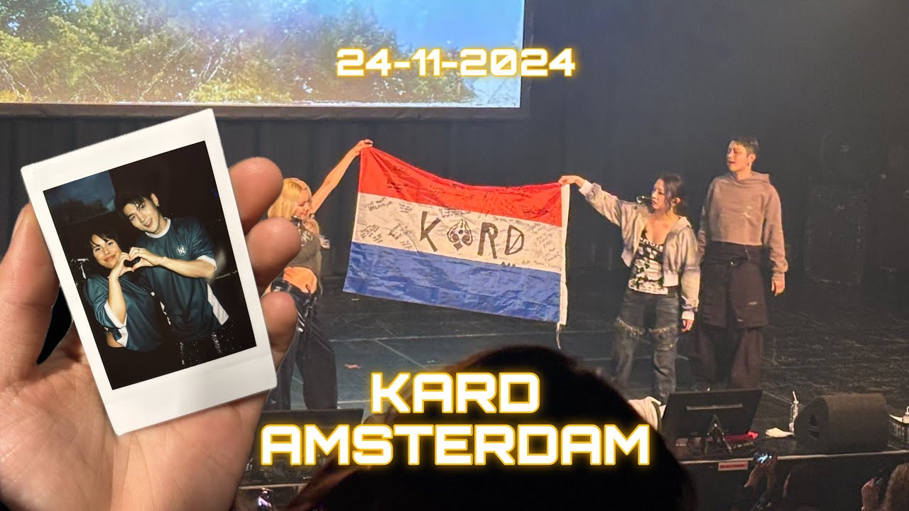 KARD - WHERE TO NOW? IN AMSTERDAM | CONCERT VLOG | 24.11.2024