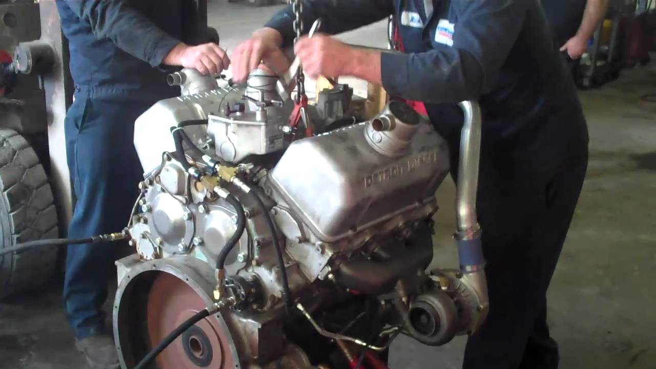 6V53TT Silver Detroit Diesel first start (part1)