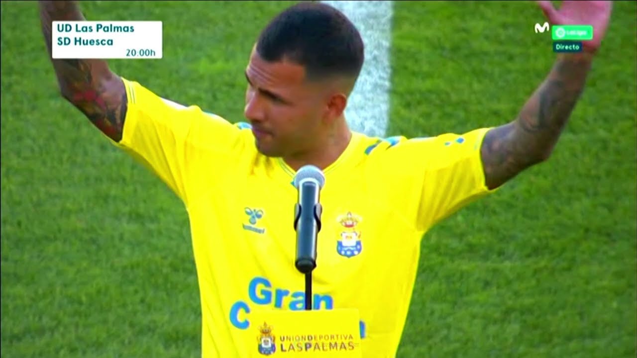 Presentacion de Jonathan Viera en el Estadio tras su vuelta a la UD Las Palmas 2021-2022