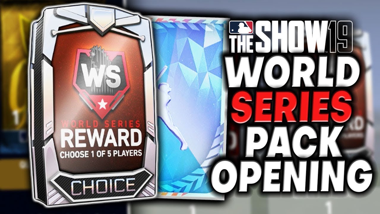 World Series Pack Opening! 3 Diamonds! MLB The Show 19 Diamond Dynasty