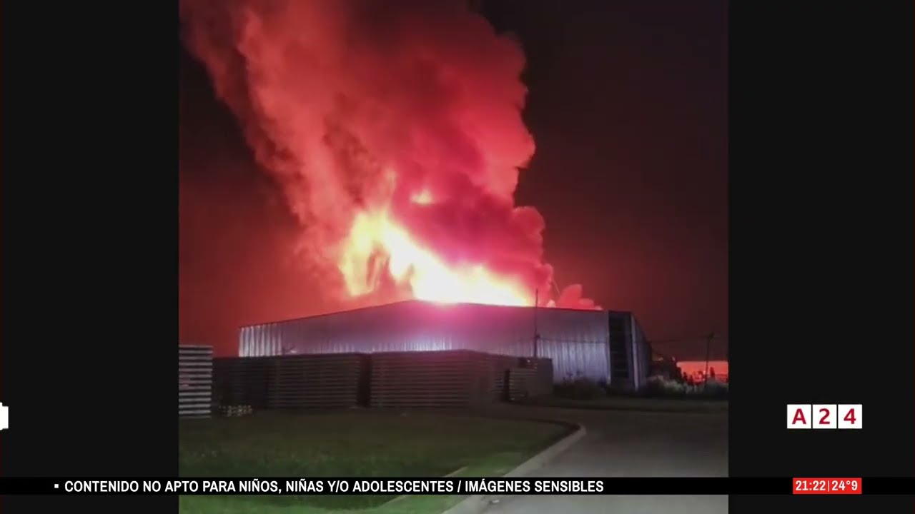 🔴 FUERTE EXPLOSIÓN E INCENDIO EN AUTOPISTA EZEIZA