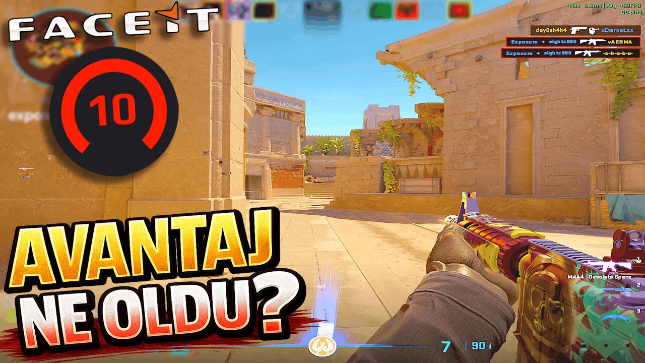 Milli Map Anubis’te Avantaj Vardı Ama Rahat Yoktu | FACEIT Gameplay