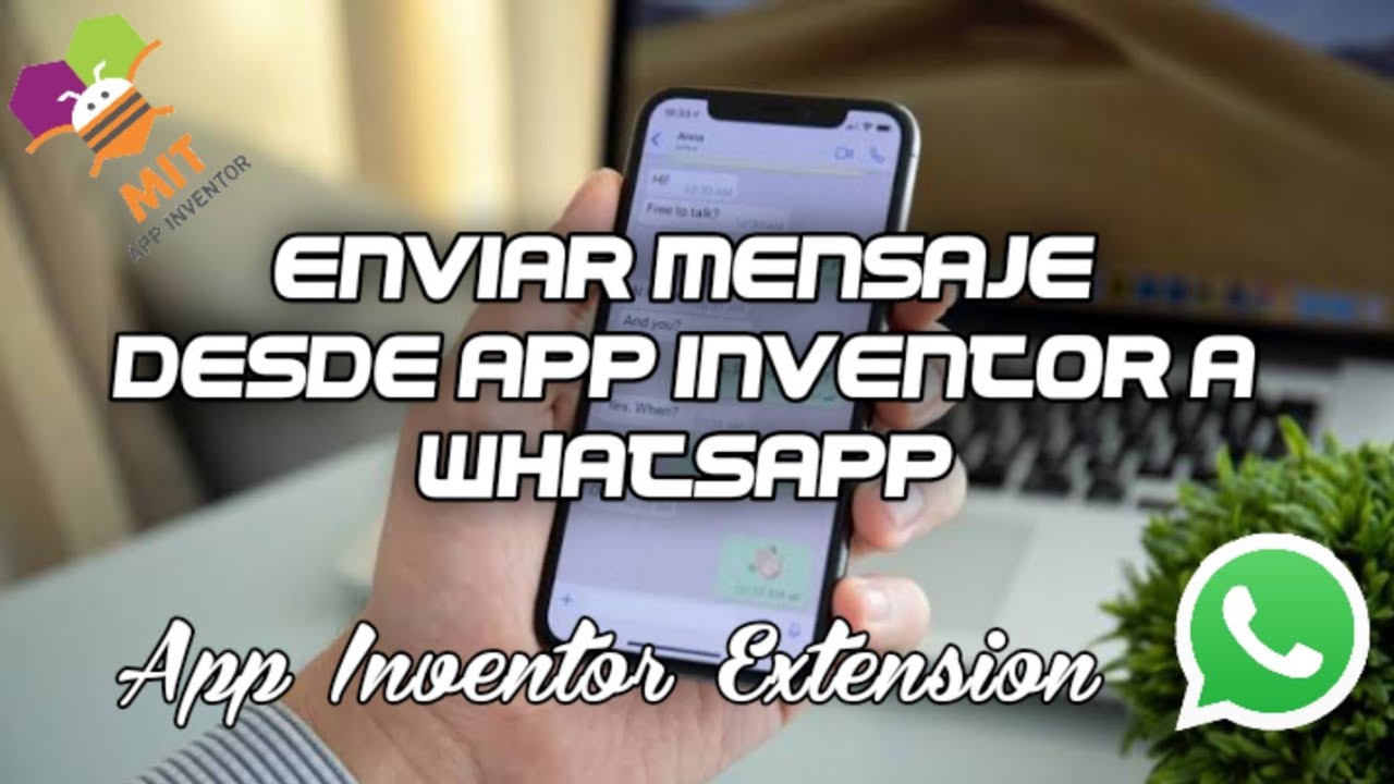 Como enviar un mensaje a Whatsapp desde tu Aplicación || Extensión App Inventor || Drawing Wrong!