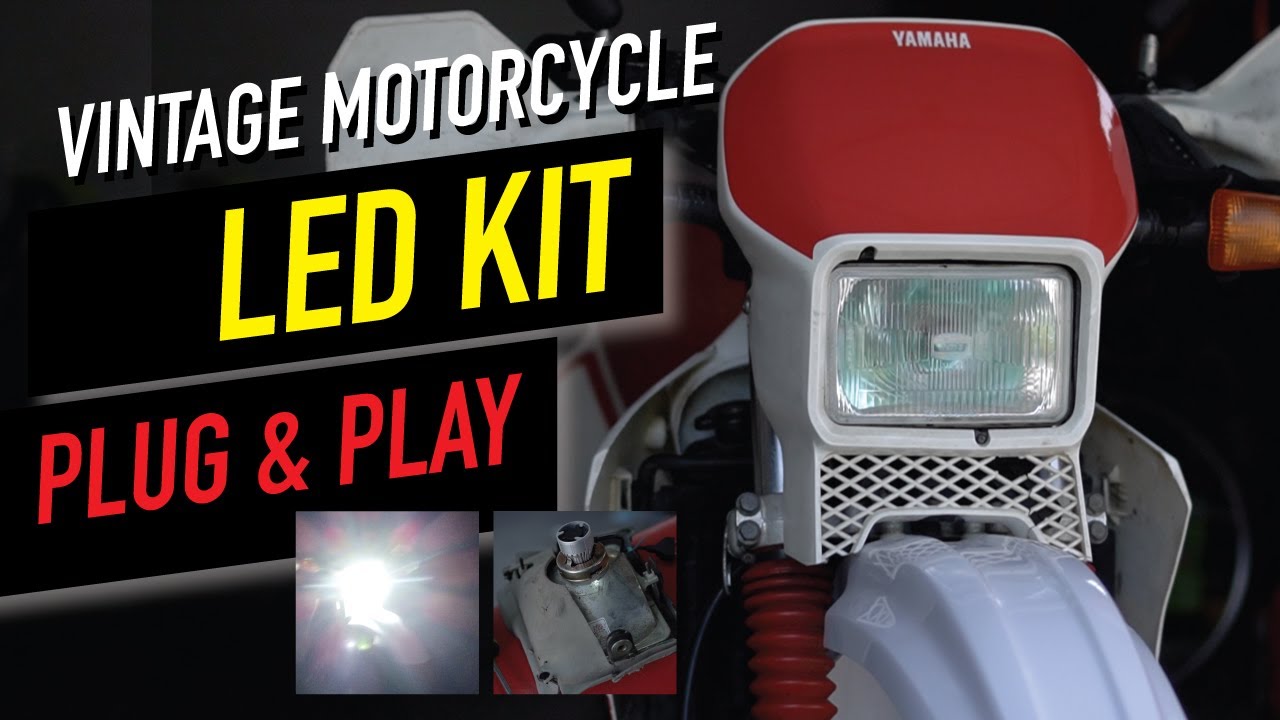LED Upgrade Vintage Enduro | 1989 Yamaha DT200R WR200