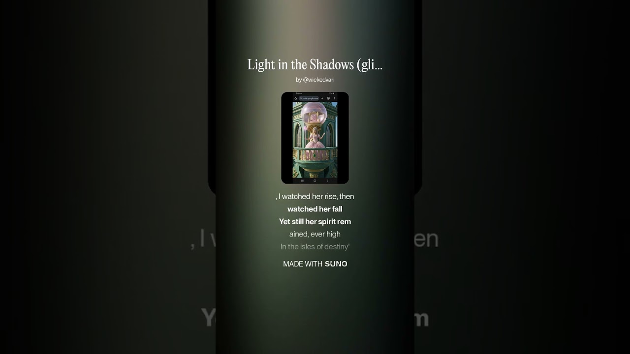 Light In The Shadows ( Glinda's Pov)