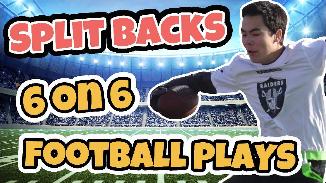 Split Backs 6 on 6 Flag Football Plays