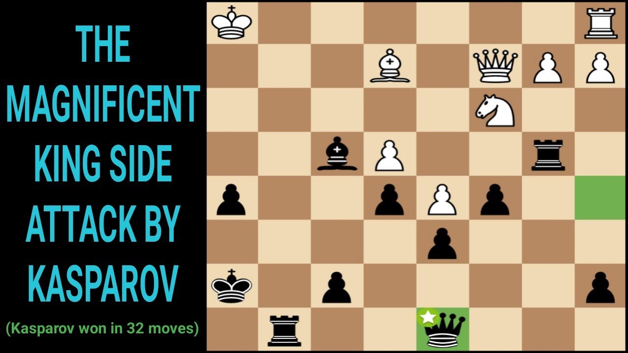 Garry Kasparov vs Johann Hjartarson 1994 - Intel Chess Grand Prix. Paris, France