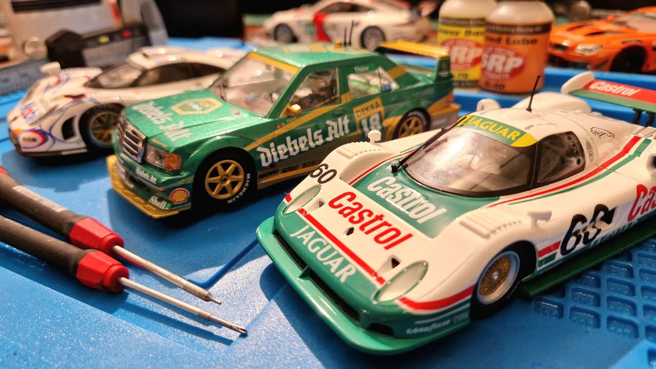 Setup für Einsteiger: Slotcar einstellen für die Carrera Rennbahn. Sideways, Slot.it , NSR 1:32