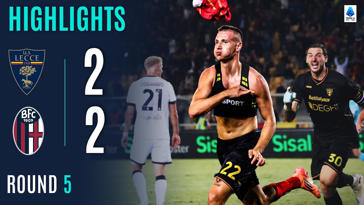 LECCE-BOLOGNA 2-2 | HIGHLIGHTS | Camarda&rsquo;s first Serie A goal saves Lecce | SERIE A 2025/26
