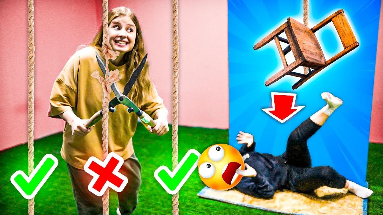 تحدي اختر الحبل الصحيح لتعيش 😱 جبنا العيد 😂