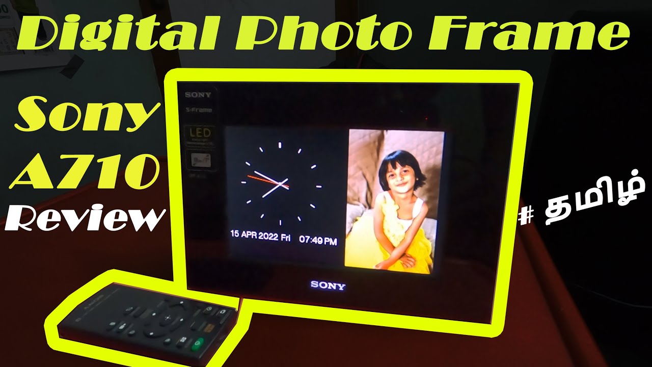 Review of DPF-D710 7-inch LCD Digital frame l Photo Frame I slideshow | #sony #photoframe