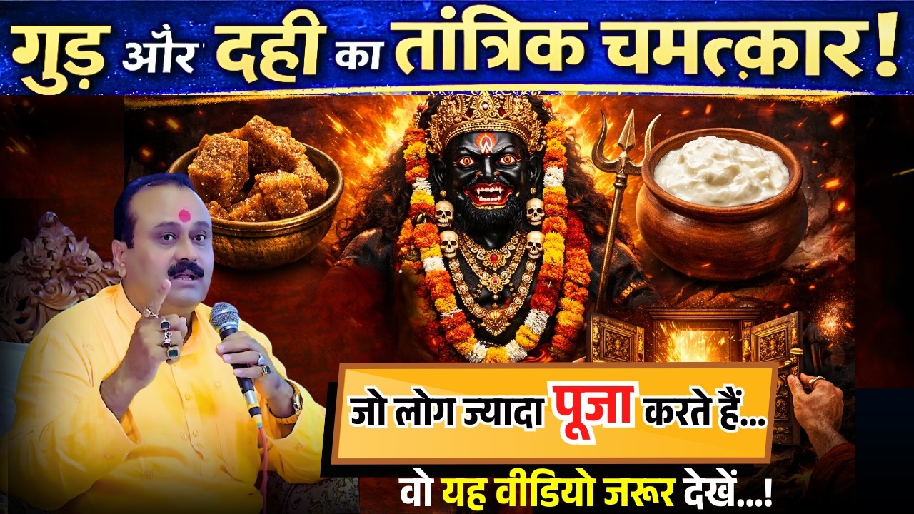 तंत्र का शक्तिशाली प्रयोग: गुड़ और दही भैरव बाबा को चढ़ाया और फिर…