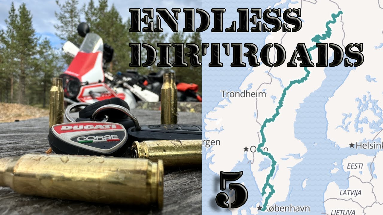 To NordKapp via TET.  Sweden. Motorcycle camping trip. Part 5. Extended swingarm request.