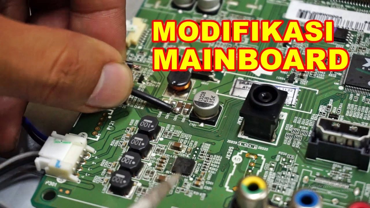 Modifikasi MainBoard TV Mati VLOG83
