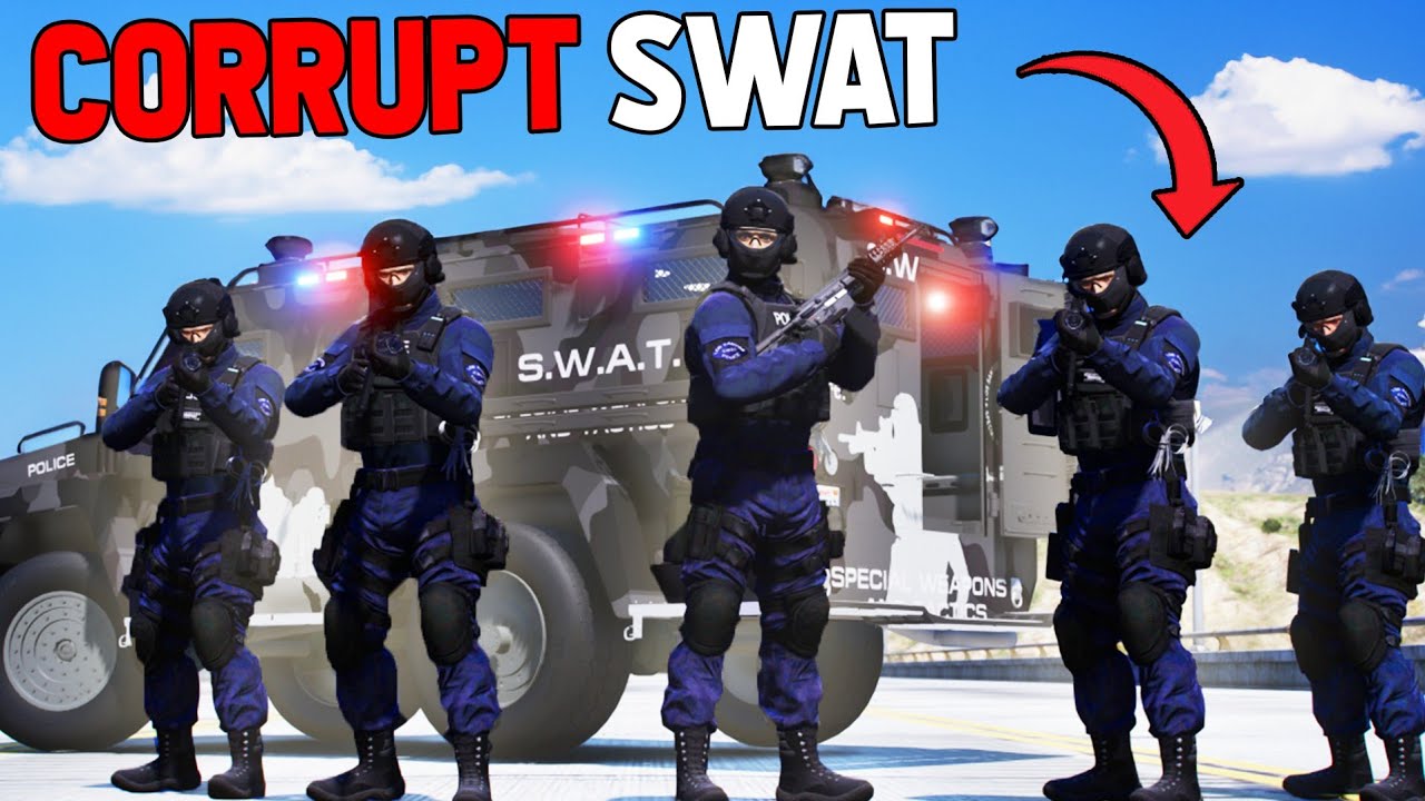 TROLLING PLAYERS AS CORRUPT SWAT IN GTA RP